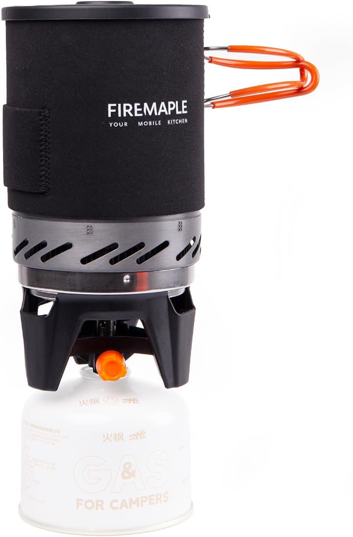 Fixed Star 1 Backpacking and Camping Stove System | Portable Propane Cooking Gear | Outdoor Pot & Jet Burner Set | Perfect for Hiking, Trekking, Fishing, Hunting, and Emergency Use