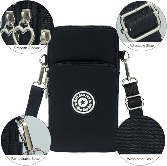 JANKS Small Crossbody Bags for Women Mini Cell Phone Purses Handbag Shoulder Bag