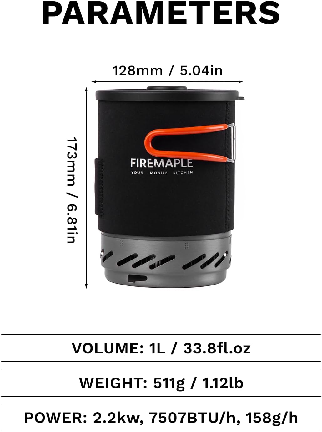Fixed Star 1 Backpacking and Camping Stove System | Portable Propane Cooking Gear | Outdoor Pot & Jet Burner Set | Perfect for Hiking, Trekking, Fishing, Hunting, and Emergency Use
