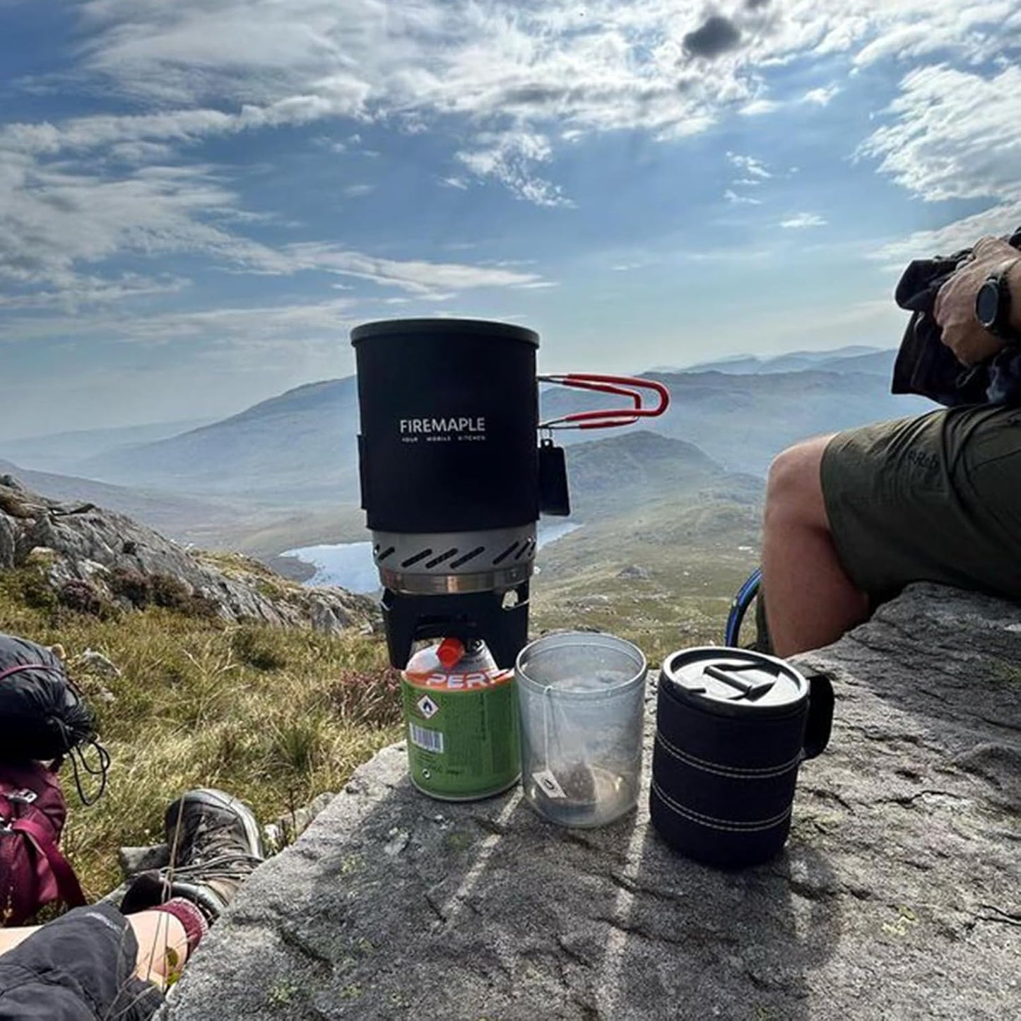 Fixed Star 1 Backpacking and Camping Stove System | Portable Propane Cooking Gear | Outdoor Pot & Jet Burner Set | Perfect for Hiking, Trekking, Fishing, Hunting, and Emergency Use