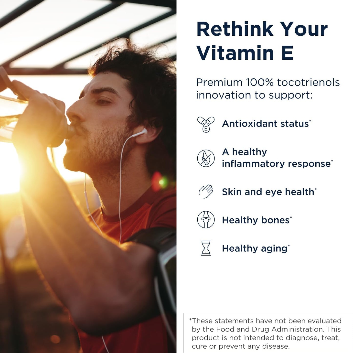 Designs for Health Annatto-E 300mg Tocotrienols Vitamin E - Delta + Gamma Tocotrienols to Support Heart Health, Eye Health, Healthy Aging - DeltaGold Antioxidants Supplement (60 Vitamin E Softgels)