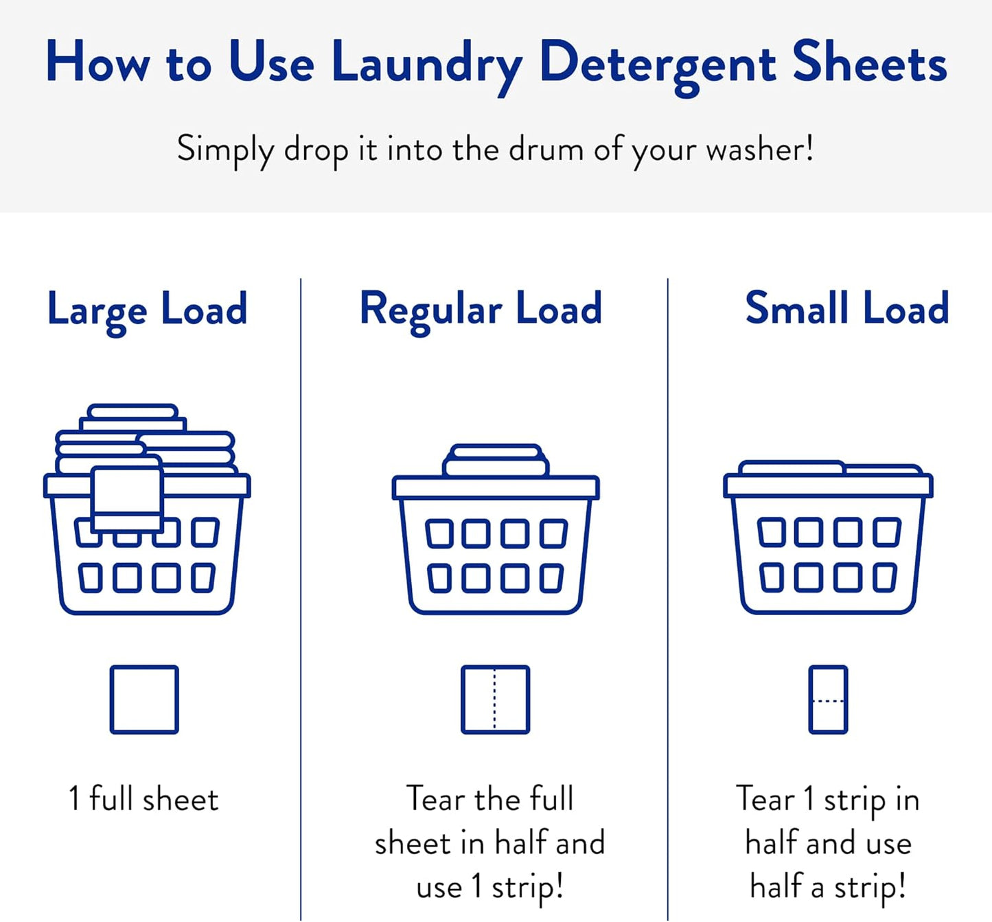 Laundry Detergent Sheets- Recyclable Packaging, Hypoallergenic, Stain Fighting, Works with All Machines including HE (384 Count, Fresh Scent)