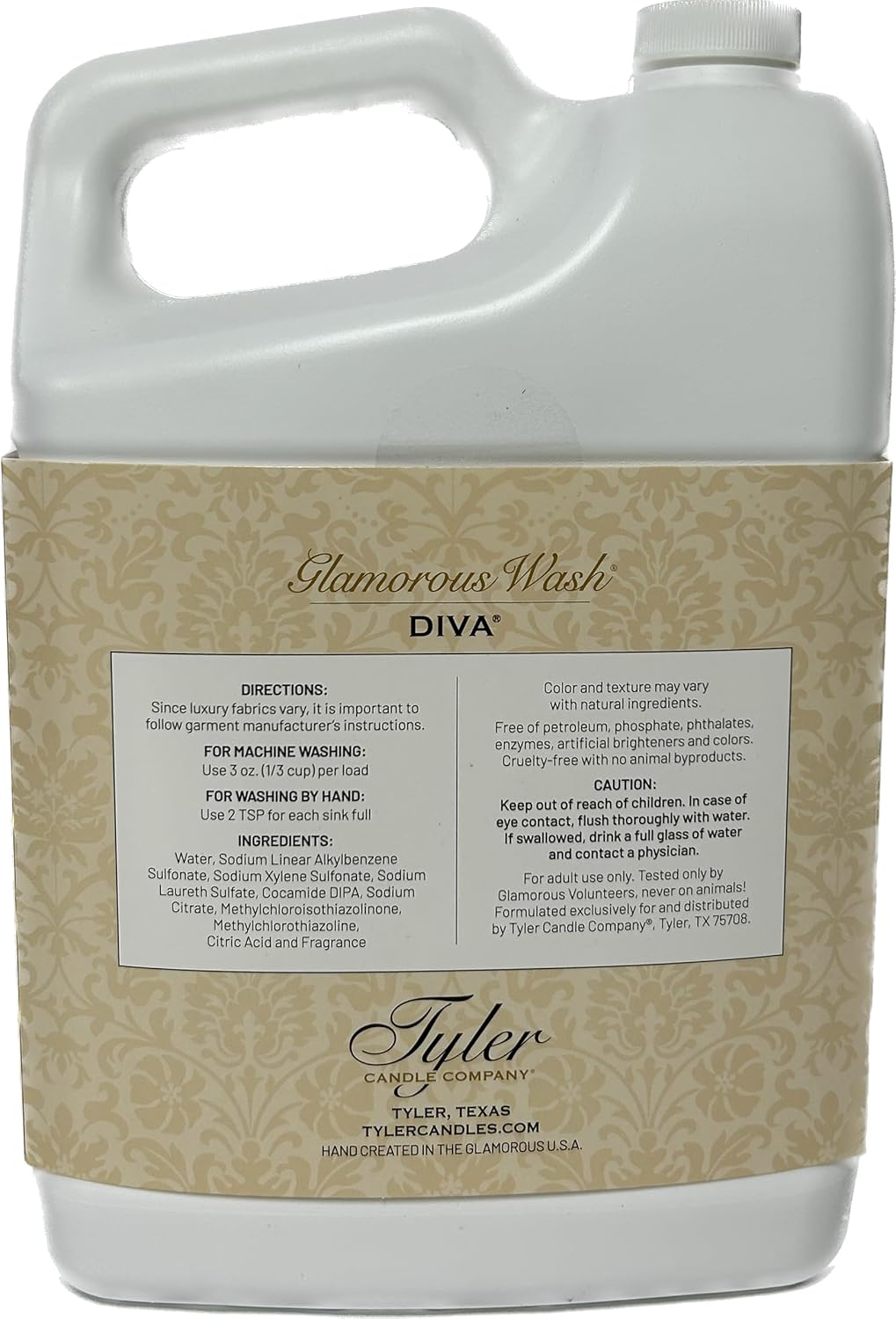Gallon Glam Wash Laundry Detergent, Diva 128 Fl Oz