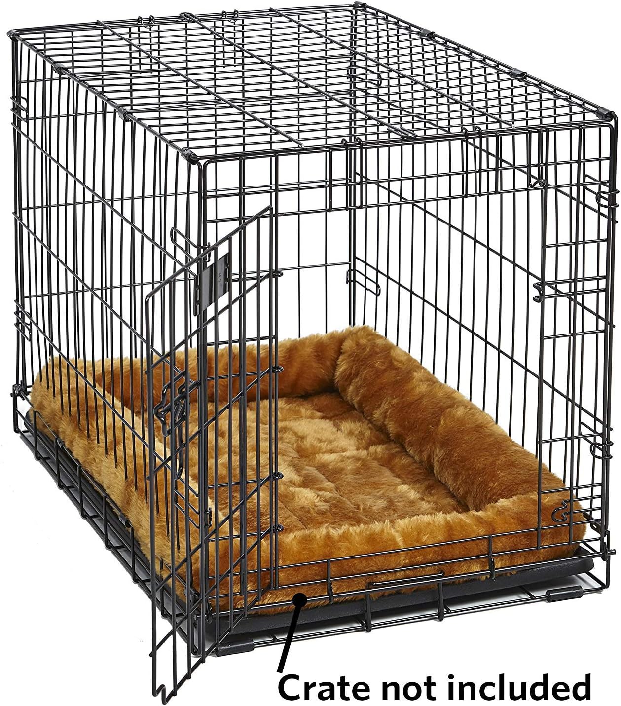 MidWest Homes for Pets 277192 Pet Crate Bed Cinnamon Fur for Pets (40218-CN)