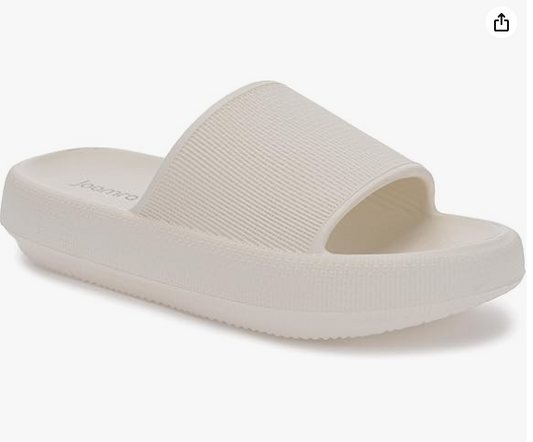Joomra Pillow Slippers for Women and Men Non Slip Quick Drying Shower Slides Bathroom Sandals | Ultra Cushion | Thick Sole