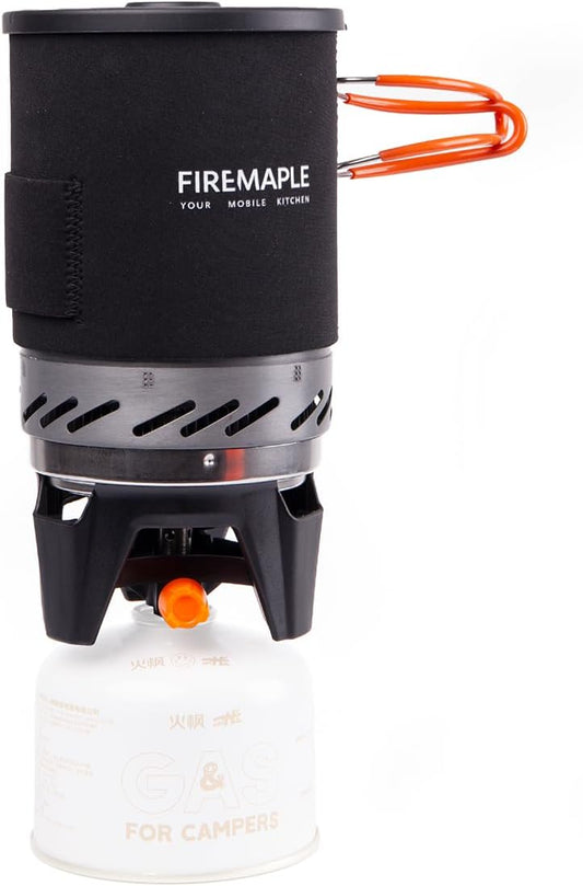 Fixed Star 1 Backpacking and Camping Stove System | Portable Propane Cooking Gear | Outdoor Pot & Jet Burner Set | Perfect for Hiking, Trekking, Fishing, Hunting, and Emergency Use