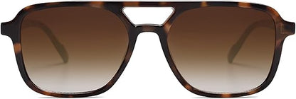 SOJOS Retro Aviator Sunglasses for Women Men,Trendy Rectangle Womens Mens Shades Sun Glasses SJ2202