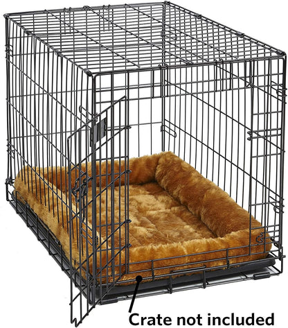 MidWest Homes for Pets 277192 Pet Crate Bed Cinnamon Fur for Pets (40218-CN)